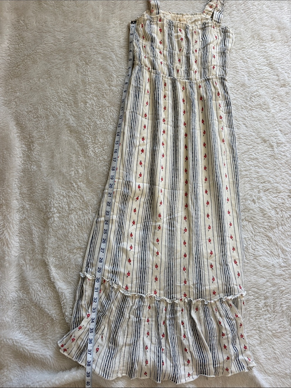 Urban Outfitters Striped Floral Maxi Dress - Picture 11 of 11
